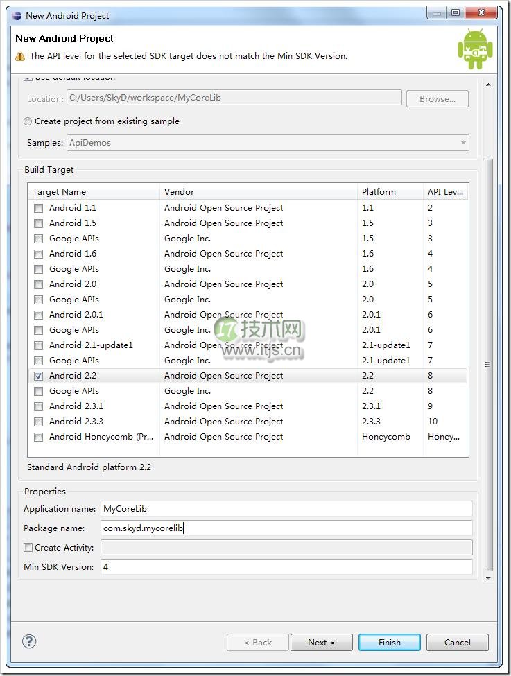 Eclipse中Android公共库的正确建立及调用方法