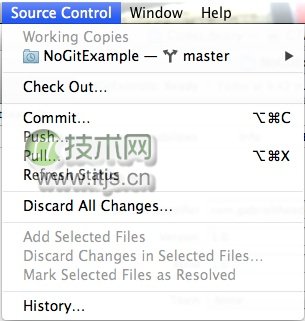 在XCode中使用Git进行源码版本控制