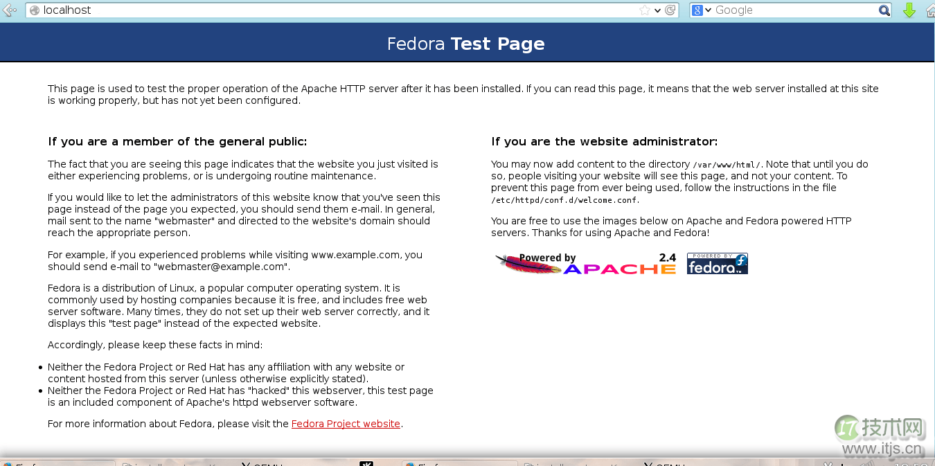 如何在 Fedora 22 上面配置 Apache 的 Docker 容器