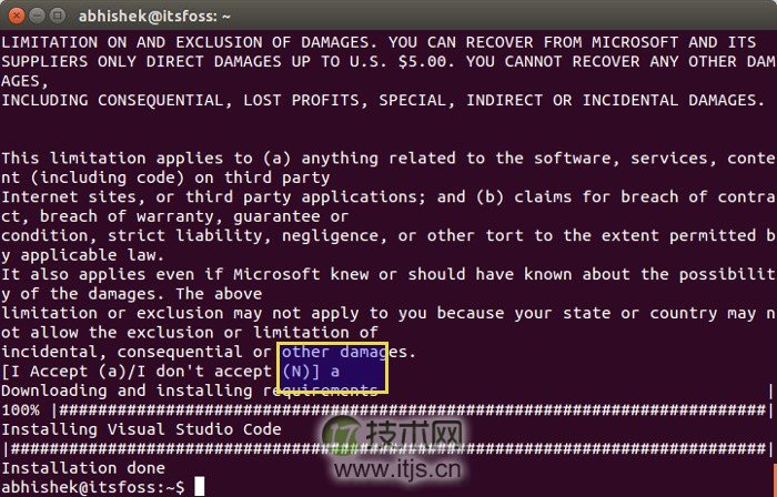 在Ubuntu中安装Visual Studio Code
