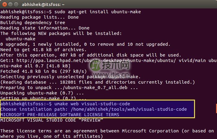 在 Ubuntu 中安装 Visual Studio Code