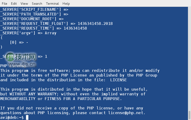 在 Linux 命令行中使用和执行 PHP 代码（一）