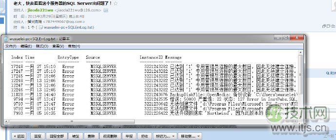 SQL Server自动化运维系列：监控磁盘剩余空间及SQL Server错误日