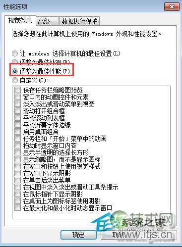 Windows 7调为最佳性能模式的方法
