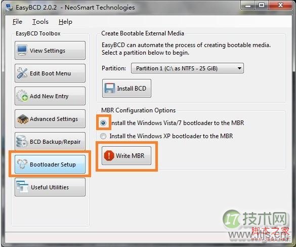 Windows 7开机出现grub解决办法