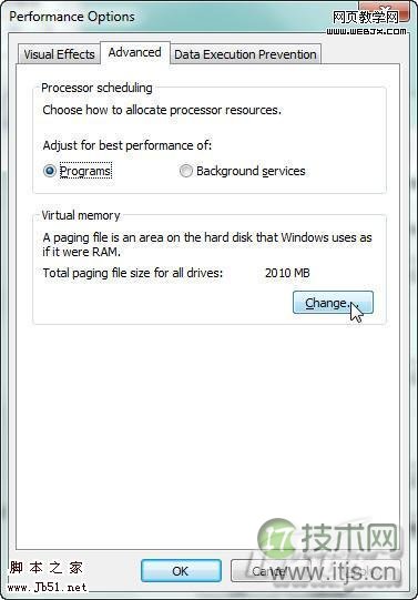 如何设置<a href='http://www.jb51.net/os/windows/'><u>Windows</u></a> 7的虚拟内存大小-脚本之家