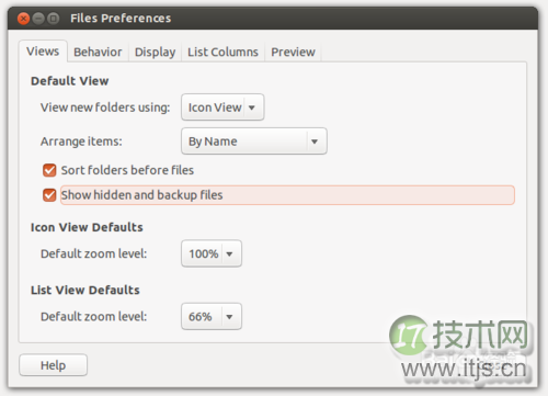 Ubuntu系统怎么设置在打开文件夹时默认显示隐藏文件？
