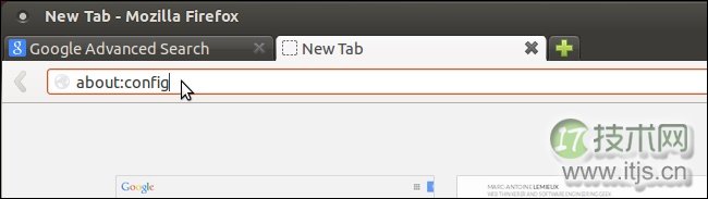 firefox about:config
