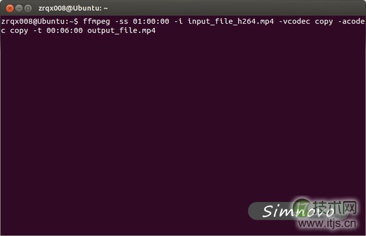 在ubuntu下使用ffmpeg分割视频