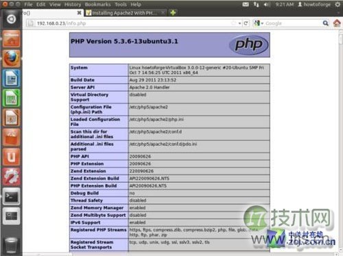 Ubuntu 11.0下配置Web服务器详细教程[ 图文]