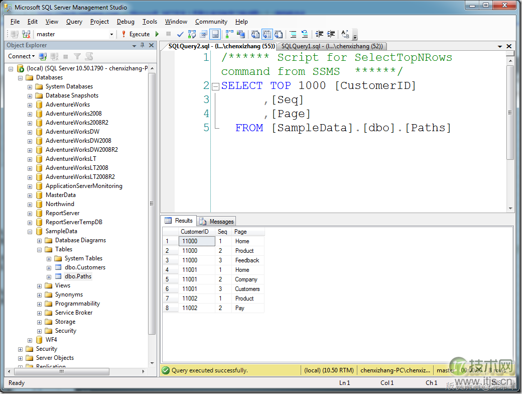 SQL SERVER数据挖掘之如何实现Web路径流挖掘