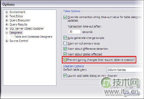 SQL Server 2008重新创建表
