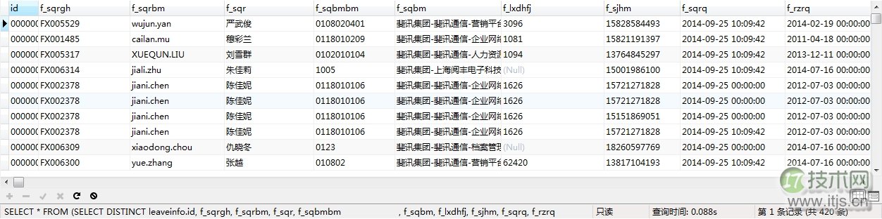 关于关联查询sql的一次优化过程及其他
