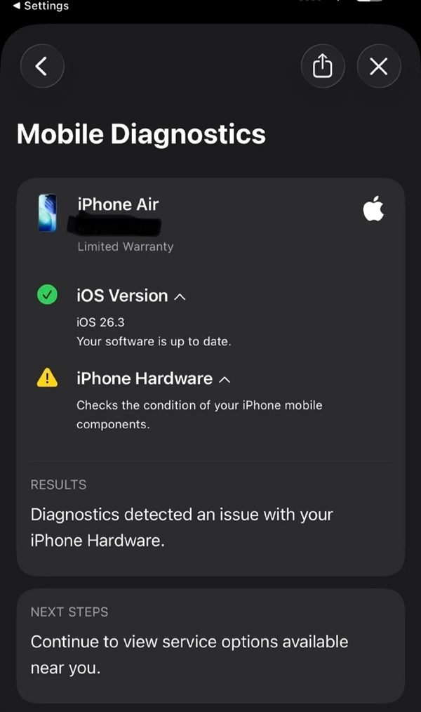 iPhone Air翻车,苹果自研C1X 5G基带故障,用户无法打电话