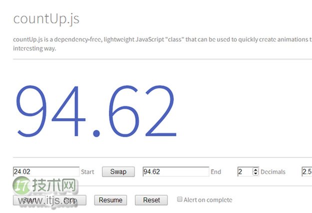 countup-js