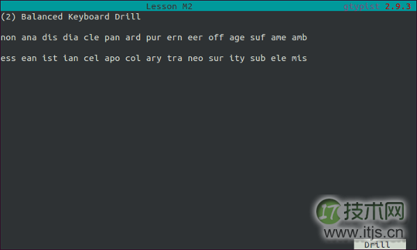 与 Linux 一起学习：学习打字