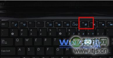 按下“F9+Fn”