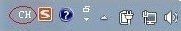 Windows 7输入法前CH图标的删除方法